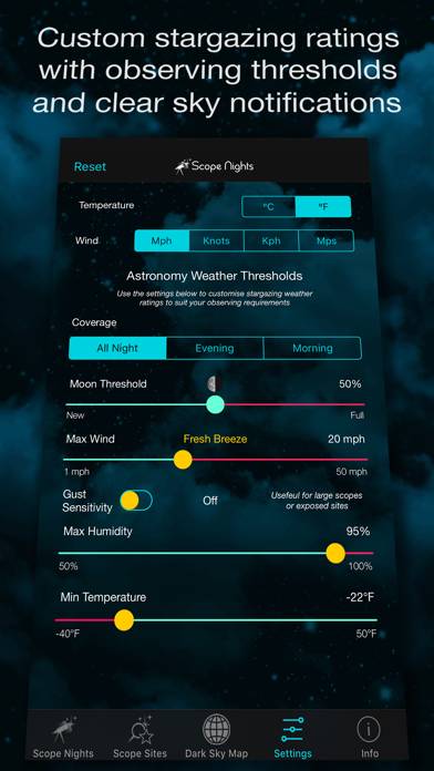Scope Nights Astronomy Weather App preview #5