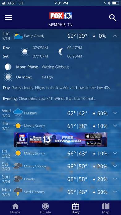 FOX13 Weather App App screenshot