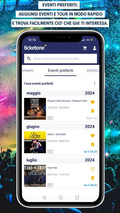 TicketOne App screenshot #4