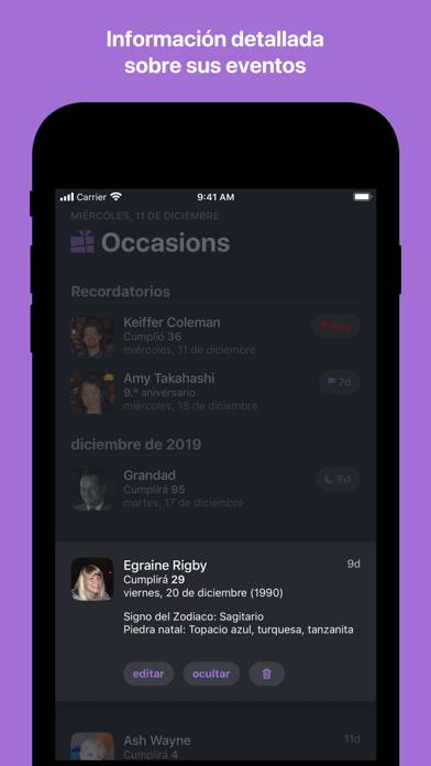 Occasions 3 App-Screenshot #2