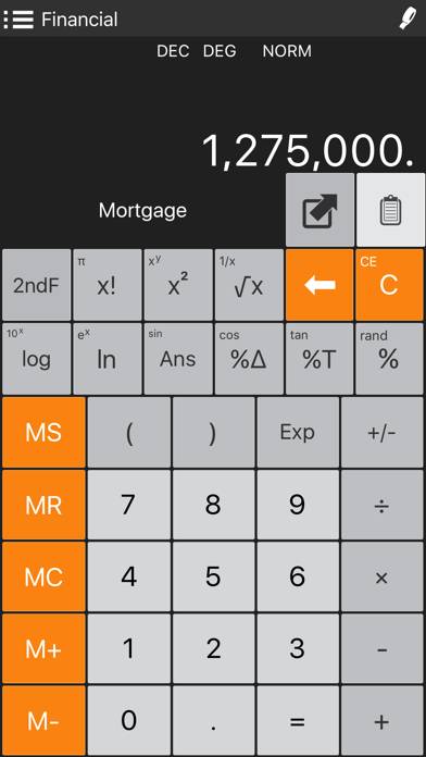 Financial Calculator plus Capture d'écran de l'application #1