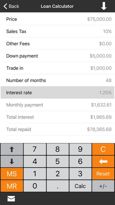 Financial Calculator plus Capture d'écran de l'application #2