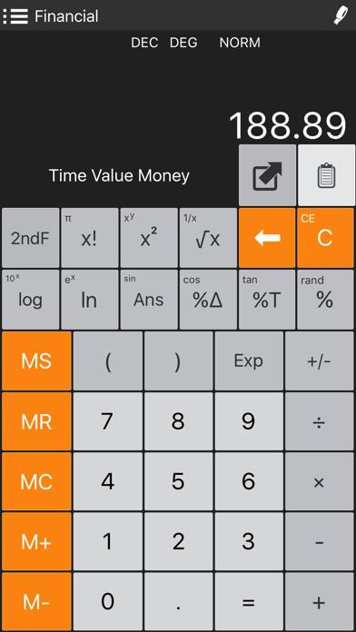 Financial Calculator plus Capture d'écran de l'application #4