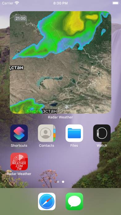 Radar Weather App skärmdump #1