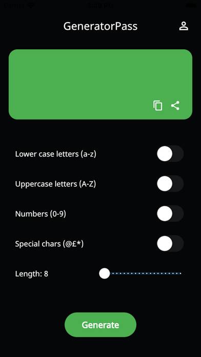 GeneratorPass Schermata dell'app #1