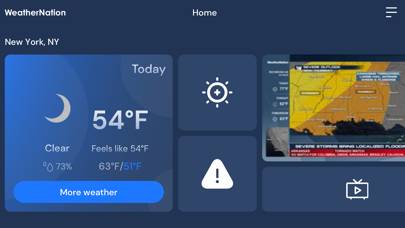 WeatherNation App App screenshot