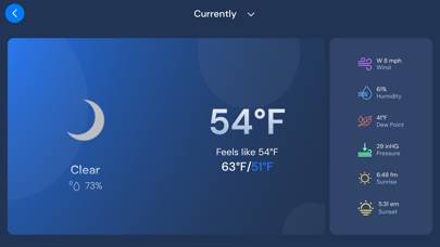 WeatherNation App screenshot