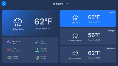 WeatherNation App App screenshot