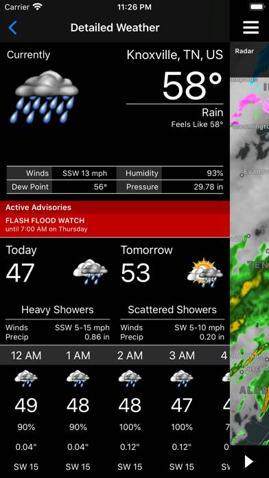 NOAA Storm Center App screenshot #2