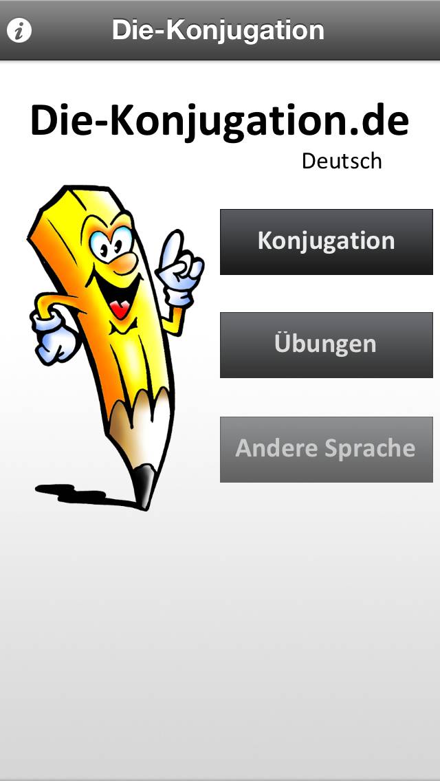 German Verbs Conjugation Captura de pantalla de la aplicación #1