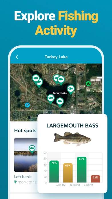 Prévisions de pêche Capture d'écran de l'application