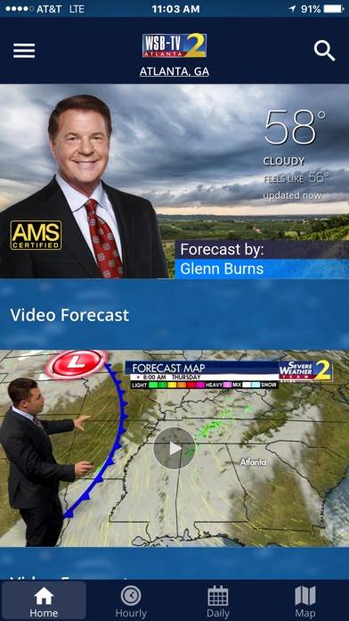 WSB-TV Weather App screenshot