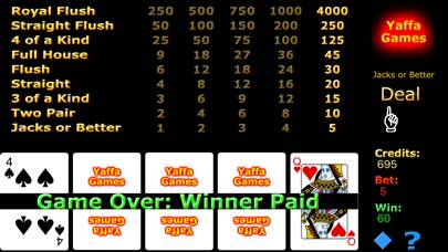 VPoker (video poker) App screenshot #5