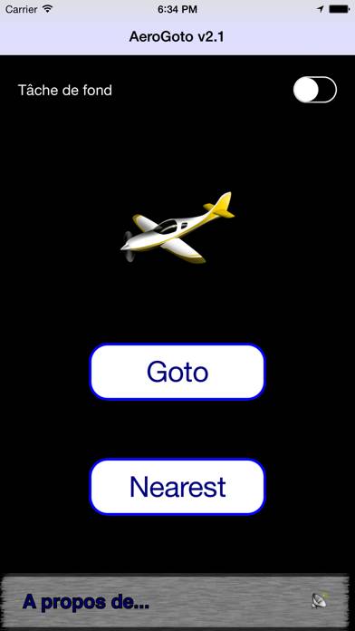 AeroGoto Capture d'écran de l'application