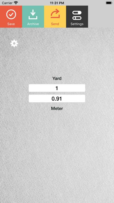 Yard Meter App screenshot #1