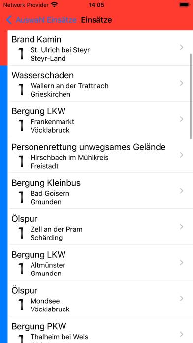 Feuerwehr Einsätze OÖ Schermata dell'app