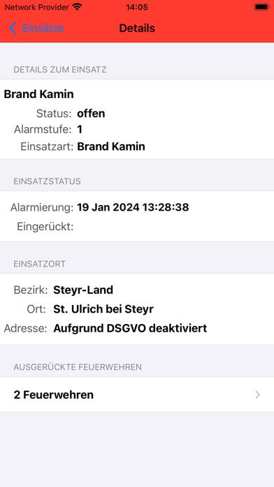 Feuerwehr Einsätze OÖ Schermata dell'app