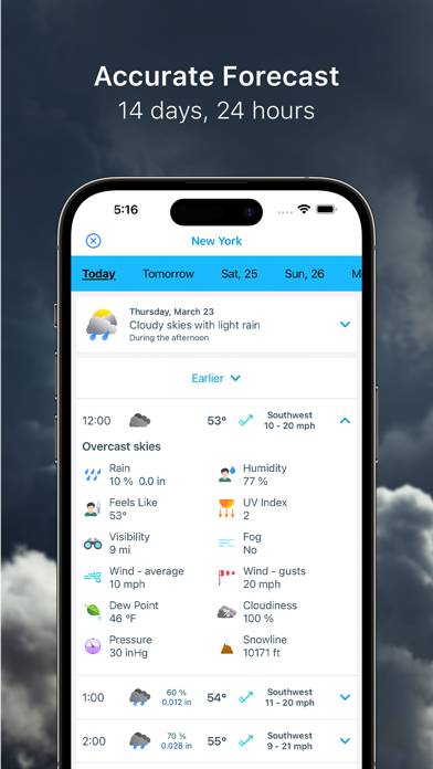 Weather Radar Captura de pantalla de la aplicación #3