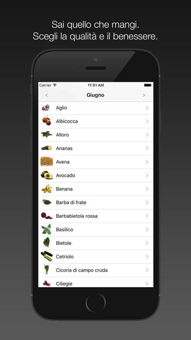 Frutta & Verdura di Stagione Schermata dell'app