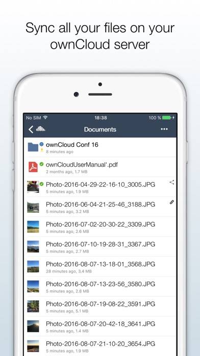 OwnCloud – with legacy support Capture d'écran de l'application #1