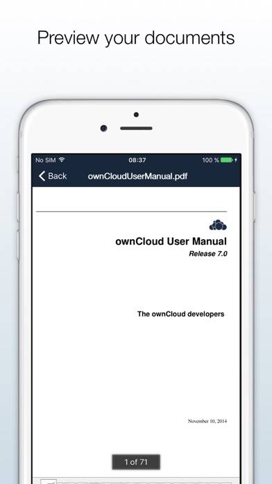 OwnCloud – with legacy support App screenshot #2
