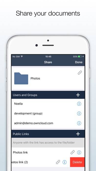 OwnCloud – with legacy support App screenshot #4
