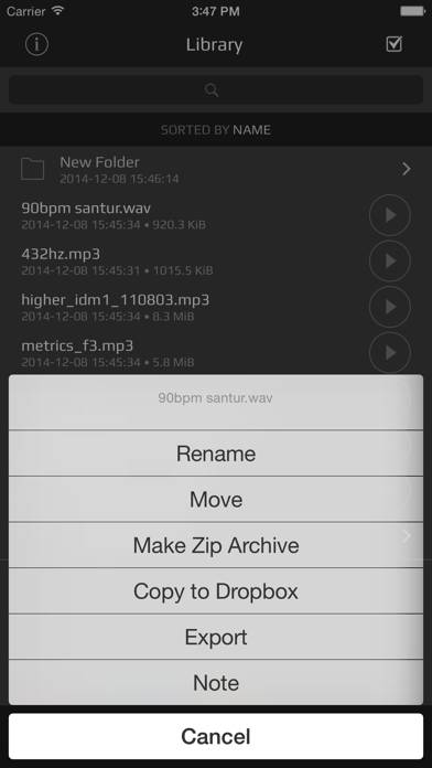 AudioShare Capture d'écran de l'application #5
