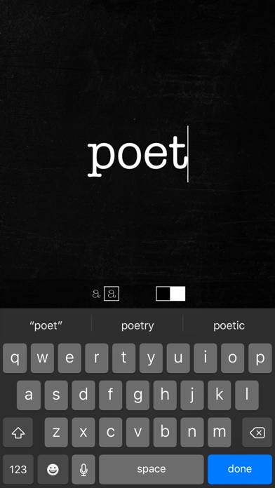 Poetics Schermata dell'app #3