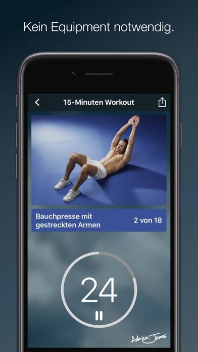 Adrian James: 6 Pack Abs (DE) App-Screenshot #3