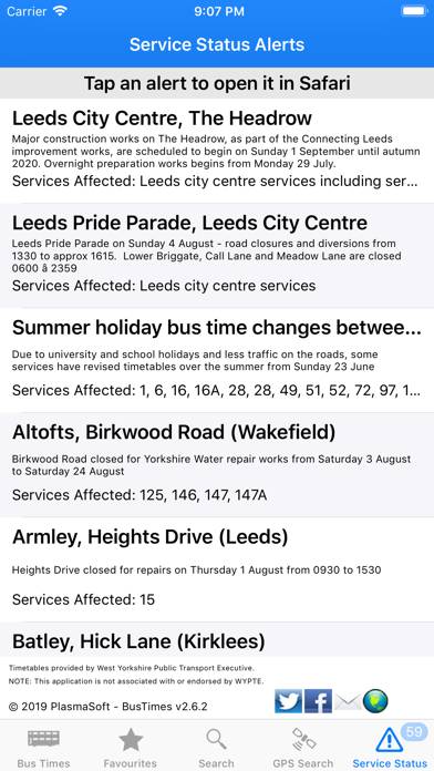 Bus Times App-Screenshot #5