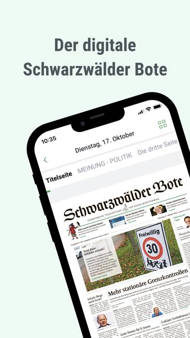 Schwarzwälder Bote ePaper App-Screenshot #1