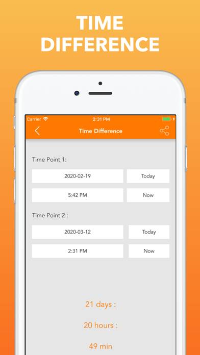 Time + Date Calculator skärmdump