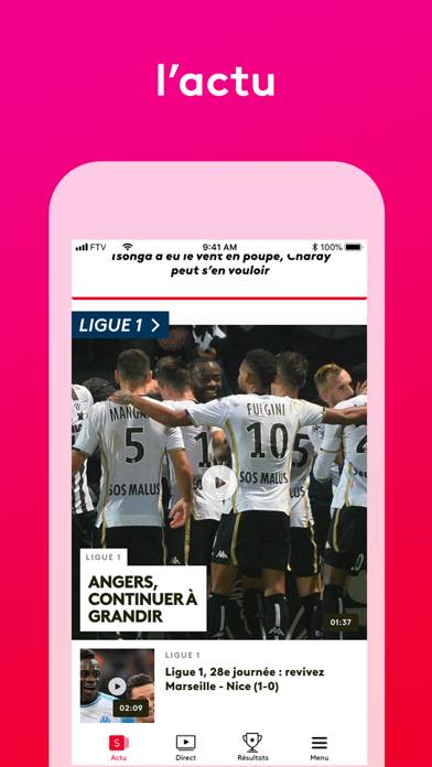 France tv sport: actu sportive Capture d'écran de l'application #3