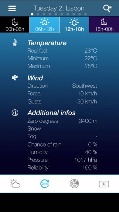 Weather for Portugal App skärmdump #3