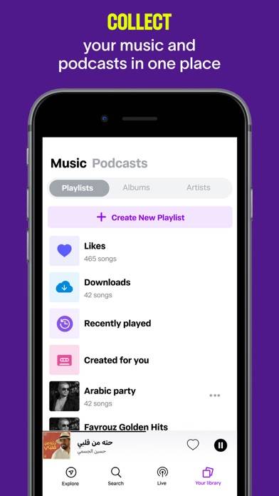 Anghami: Play Music & Podcasts Capture d'écran de l'application #5