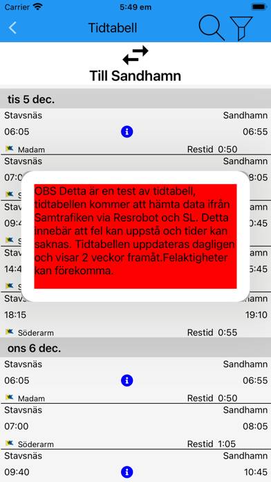SandhamnPro App skärmdump #6