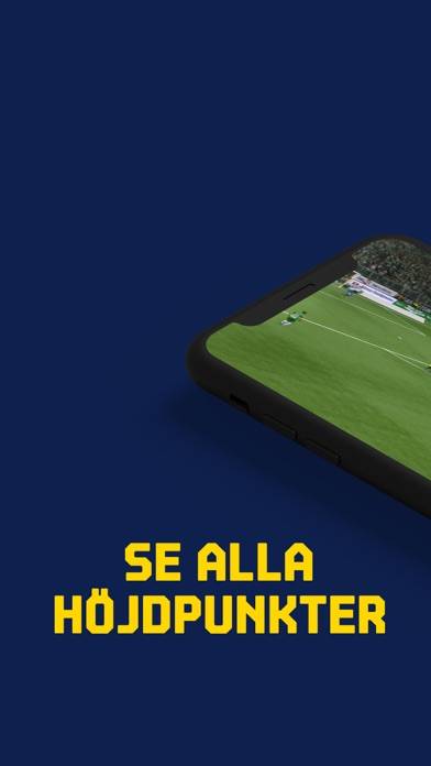 Allsvenskan Live App skärmdump #1