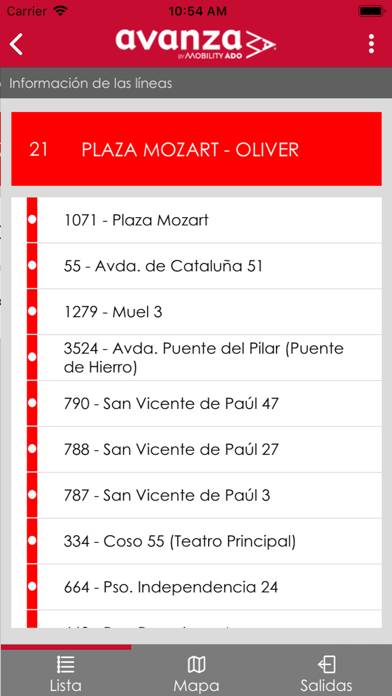 Zaragoza Urban Buses App screenshot