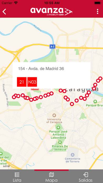 Zaragoza Urban Buses App screenshot