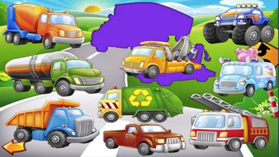 Trucks and Things That Go Puzzle Game Captura de pantalla de la aplicación #2