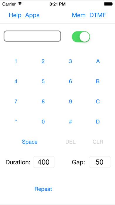 Selcall Selective Calling Tone Generator Schermata dell'app #1