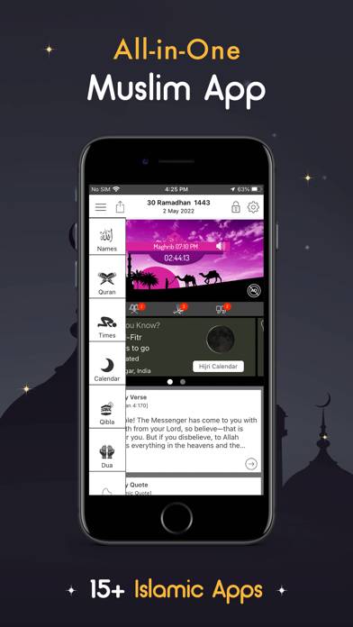 Islamic Calendar: Prayer Quran Capture d'écran de l'application #1
