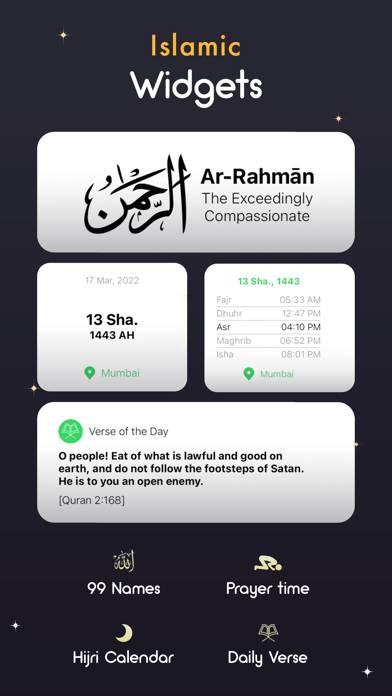Islamic Calendar: Prayer Quran Capture d'écran de l'application #2