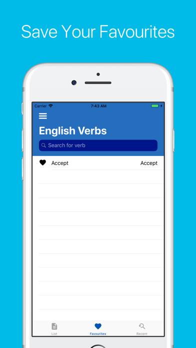 English Verb Conjugator Pro Captura de pantalla de la aplicación #3