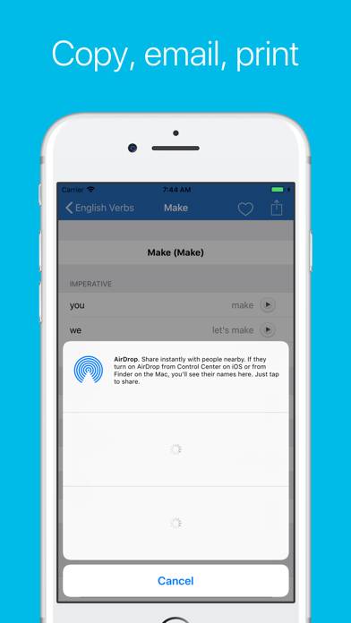 English Verb Conjugator Pro Captura de pantalla de la aplicación #6