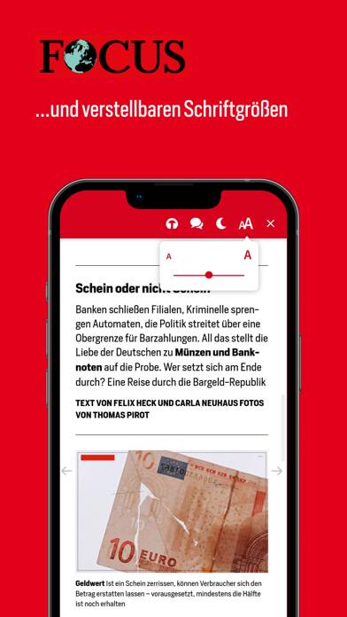 FOCUS Magazin App-Screenshot