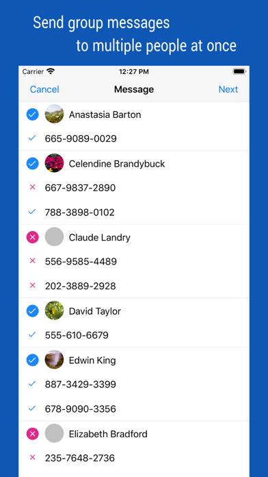 IContacts plus: Contact Group Tool Captura de pantalla de la aplicación #5