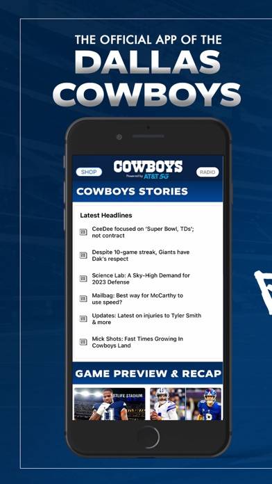 Dallas Cowboys App screenshot #1