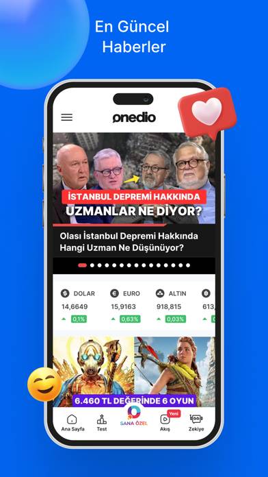 Onedio – İçerik, Haber, Test Uygulama ekran görüntüsü #3