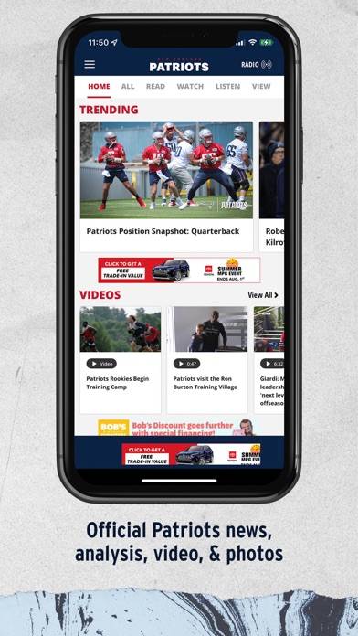New England Patriots App screenshot #3